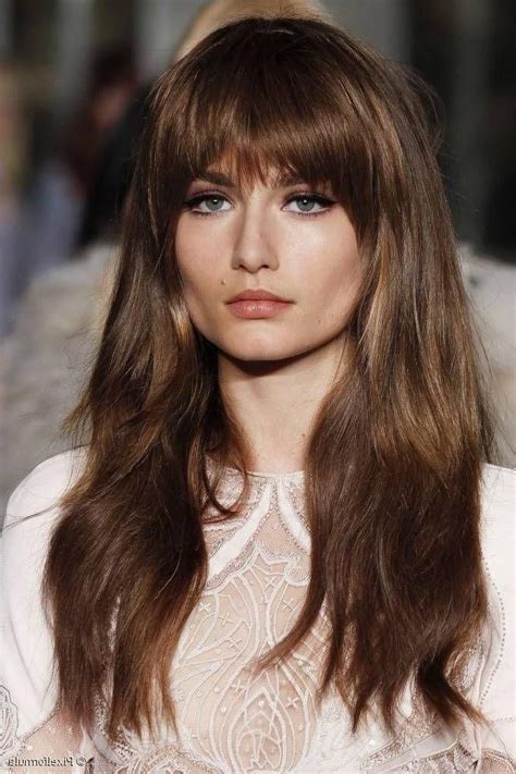 53 long hairstyle with full fringe amazing ideas