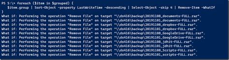 Managing My Powershell Backup Files • The Lonely Administrator