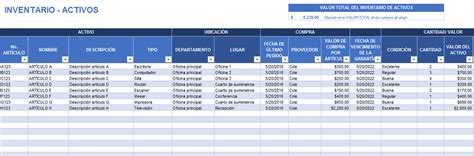 Plantillas Gratis De Inventario En Excel Smartsheet