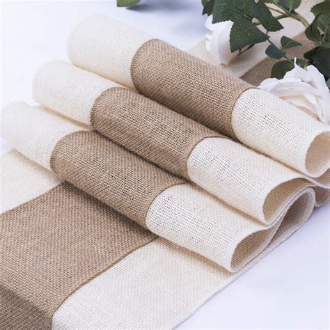 Buy Burlap Table Runners Farmhouse Style Table Runners 108 Inches Long