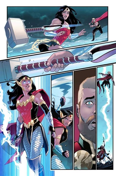 Wonder Woman Vs Thor By Brodiemarschall On Deviantart