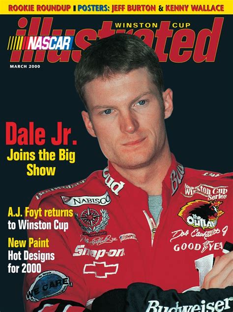 Dale Earnhardt Jr On The Cover Of NASCAR Illustrated March 2000