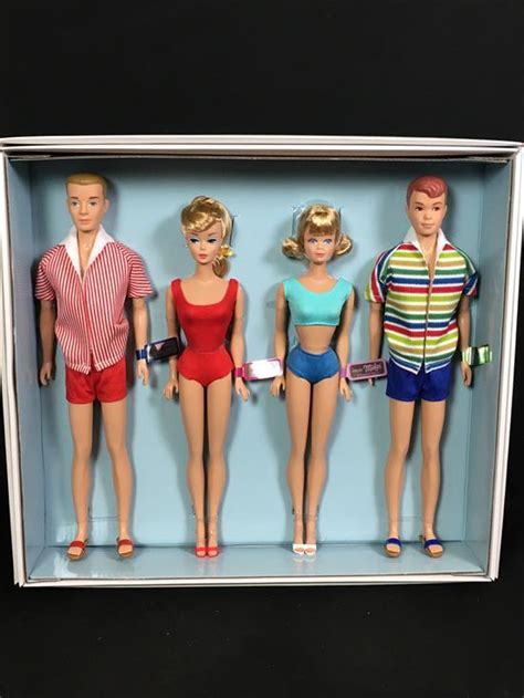 Lot Gold Label Th Anniversary Barbie Friends Double Date And Barbie And Midge
