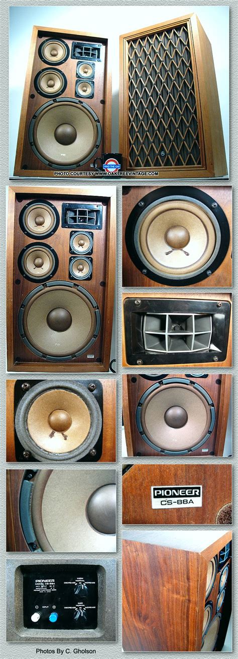 Pioneer Replacement Speaker Parts Drivers Spares For Vintage