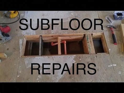 Learn if you can lay tile on plywood or on subfloor and tips for how to make this a success. DIY: Damaged Plywood Subfloor Repair/Patch - YouTube # ...