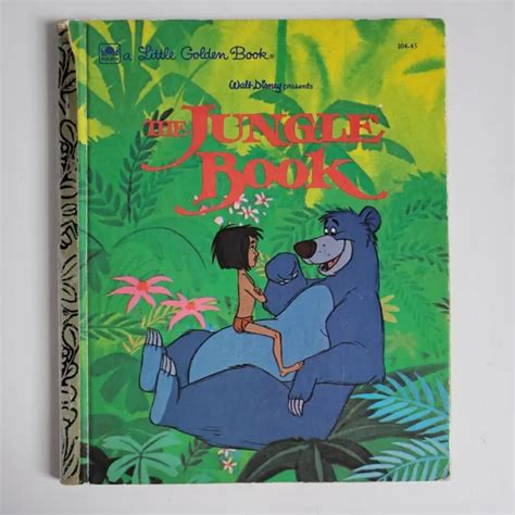 Vintage Little Golden Book Walt Disney S The Jungle Book 1st Edition A 1967 11 10 Picclick