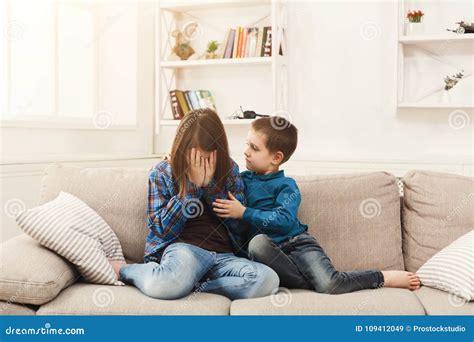Consoling Big Brother Stock Photo 13332954