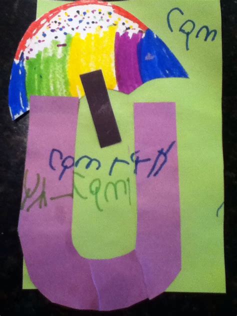Letter U  Preschool art, Lettering, Letter u