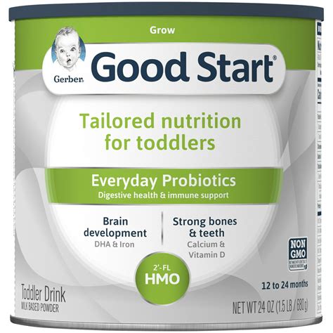 Gerber Good Start Grow Toddler Food Drink Powder Stage 3 24 Ounce