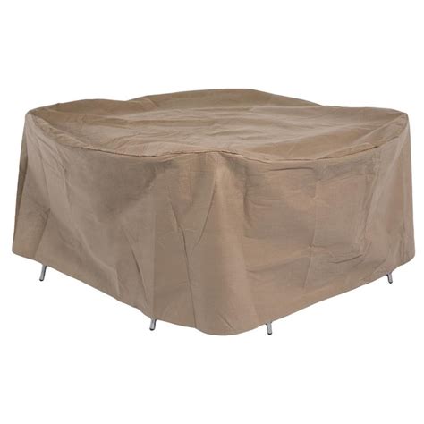 Duck Covers Essential Latte Polyethylene Patio Furniture Cover In The