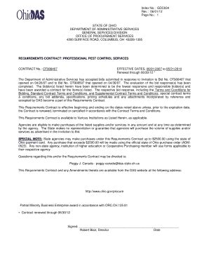 Some that get it don't need it technically, but if it allows them to sleep easier and to be more focused at work and enjoy their life more then it is well worth the $300 a year. free pest control contracts - Forms & Document Templates ...