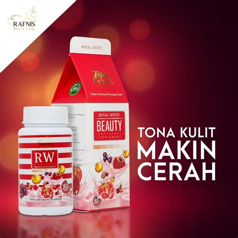 Supplement Putihkan Kulit Paling Berkesan Royal White Beauty