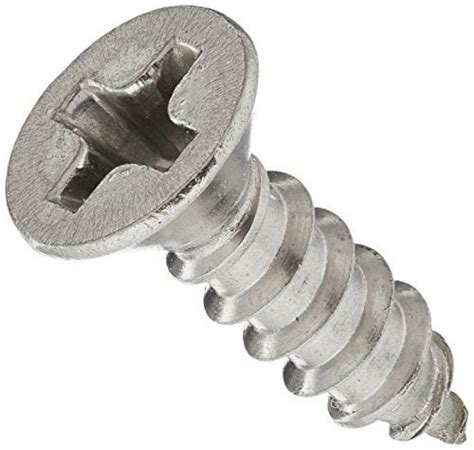 Hard To Find Fastener 014973195793 Stainless Phillips Flat Wood Screws