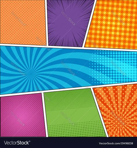Comic Book Background Royalty Free Vector Image