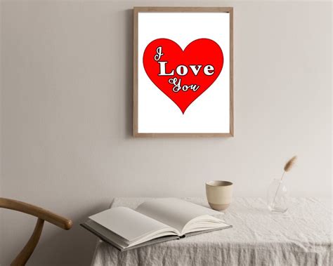 I Love You Wall Art Etsy France