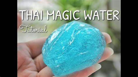 This clear water bead slime is a fantastic sensory activity for kids. TUTORIAL : How to make thai magic water / slime activator ...