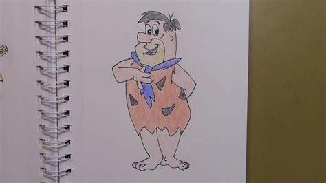 420 How To Draw Fred Flintstone From The Flintstones Youtube