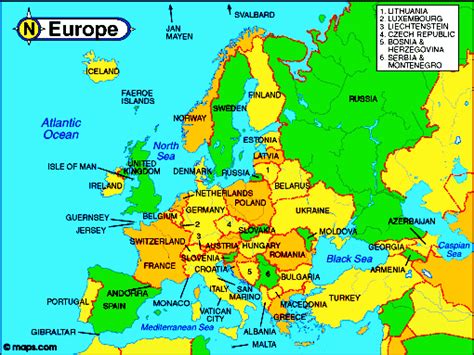 Atlas Europe • Voyages Cartes