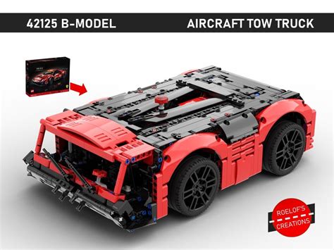 Lego Moc B Model 42125 Aircraft Tow Truck By Roelofs Creations