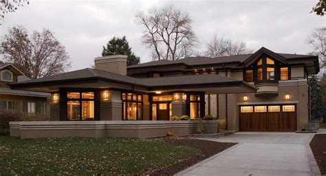 Frank Lloyd Wright Inspired Walk Out Ranch West Chicago Illinois
