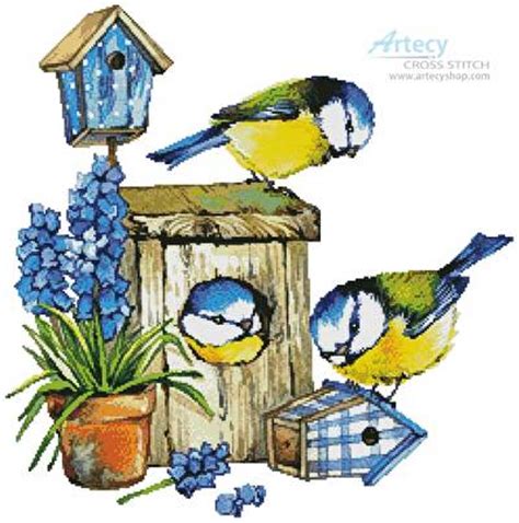 Check spelling or type a new query. Birdhouse Beauties Cross Stitch Pattern birds