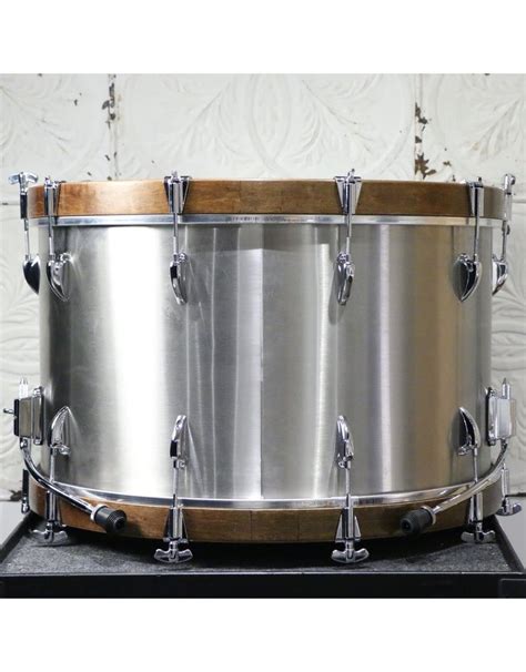 Asba Metal Drum Kit 24 13 16in Brushed Stainless Steel Timpano