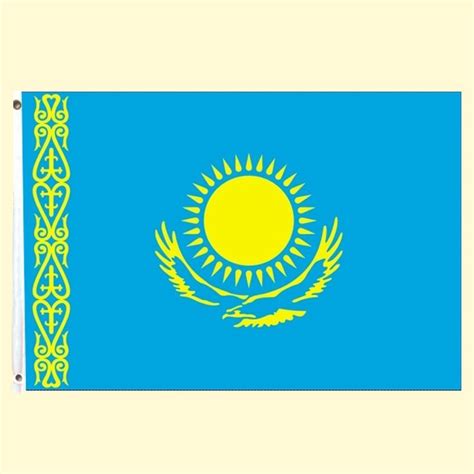 SHOP-PARADISE.COM Flagge Kasachstan 90x150cm zwei Ösen 4,19 € http