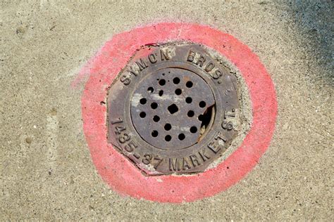 Symon Bros San Francisco Ca A Metal Sewer Vent Cover On Flickr