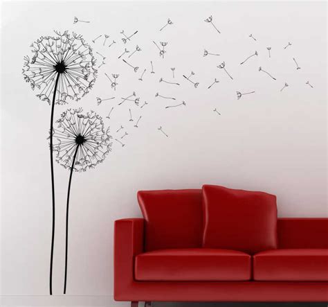 Two Dandelions Wall Art Decal Tenstickers