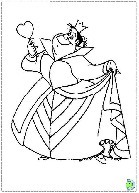 Alice in wonderland Coloring page- DinoKids.org