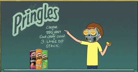 Rick And Morty Get Stuck In A Hilarious Pringles Advertisement