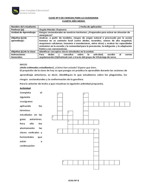 Guia 4 Ciencias Para La Ciudadania Pdf Aprendizaje Modificación