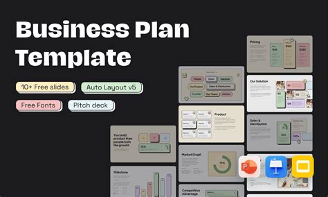 Business Plan Presentation Pitch Deck Support Ppt Gslides Keynote