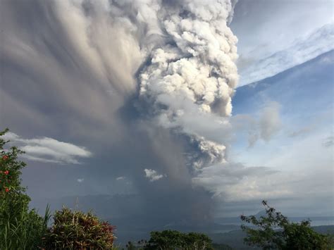 Bulkang taal) is a large caldera filled by taal lake in the philippines. Philippines Taal volcano eruption