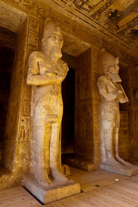The Great Temple Abu Simbel Archaeological Site On Lake Nasser