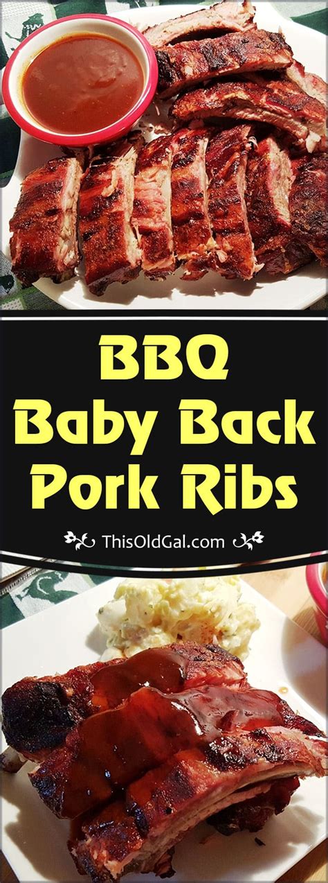 Meanwhile, mix remaining ingredients in small bowl. My Favorite BBQ Baby Back Pork Ribs Recipe | This Old Gal