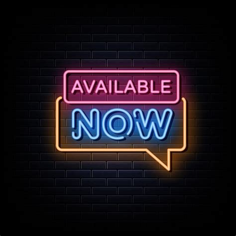 Premium Vector Available Now Neon Signs Design Template Neon Sign