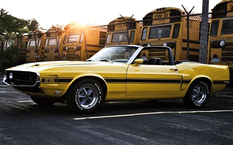 Yellow Cars Muscle Cars Vehicles Ford Mustang Shelby Gt Old Cars Yellow