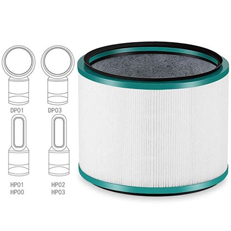 Cabiclean Desk Purifier Replacement Filter Compatible With Dyson Hp02 Pure Hot Cool Link Dp01