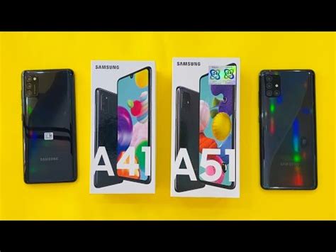Samsung Galaxy A41 vs Samsung Galaxy A51 