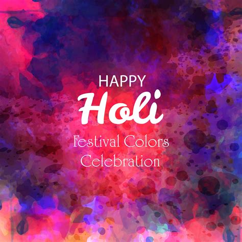 Happy Holi Indian Spring Festival Of Colors Background 382226 Vector