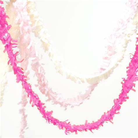 Tissue Paper Fringe Festooning Party Decoration By Peach Blossom