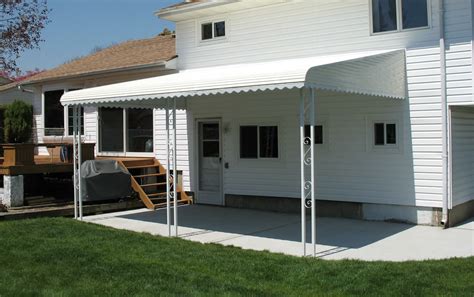 Aluminum Canopy With Uprights Acme Awning