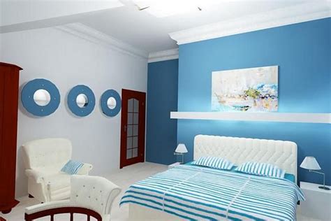 bilik tidur warna biru muda warna   dipilih  bilik tidur
