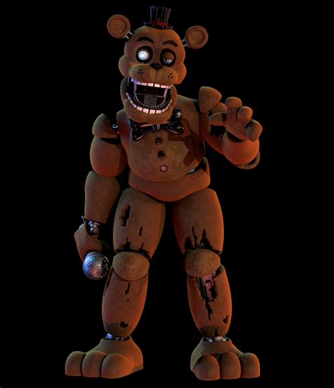 Stylized Withered Freddy Model By Me Best Anime Shows Fnaf