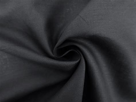 Linen And Cotton Blend In Black Bandj Fabrics