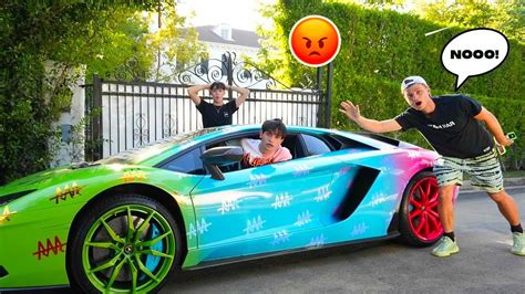 We Stole Carter Sharer Lamborghini BAD IDEA YouTube