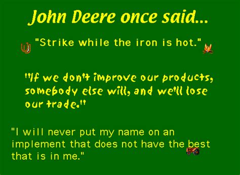 John Deere Quotes And Sayings Quotesgram