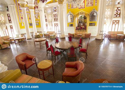 Inside View Of Interior Architecture Of Bangalore Palace In Bangalore