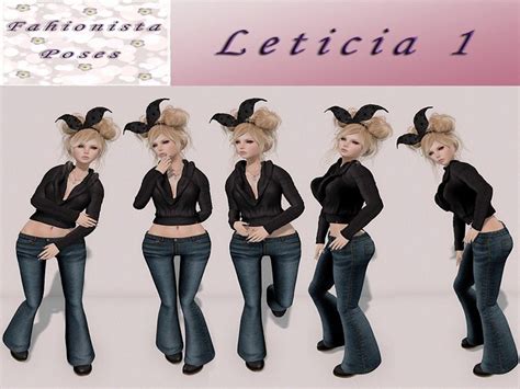 Second Life Marketplace Fashionista Poses Leticia 1